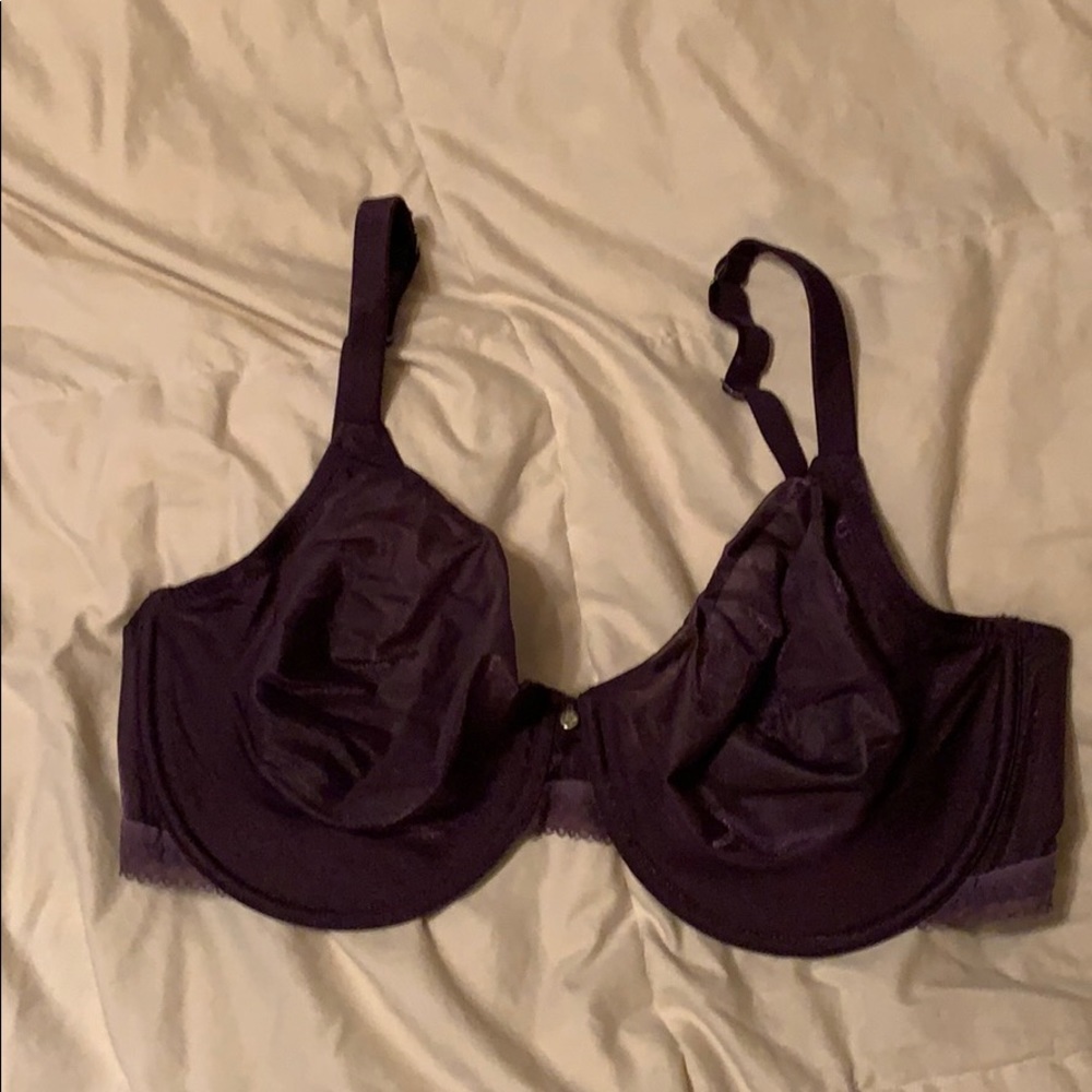 Adore Me Demi Cup Purple Bra - NWT